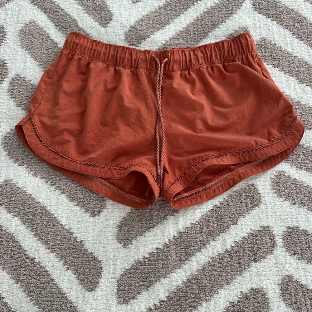 Prana Women's Rust Drawcord Athletic Shorts
